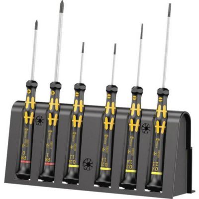 Wera Jeu de tournevis électroniques ESD 6 pièces