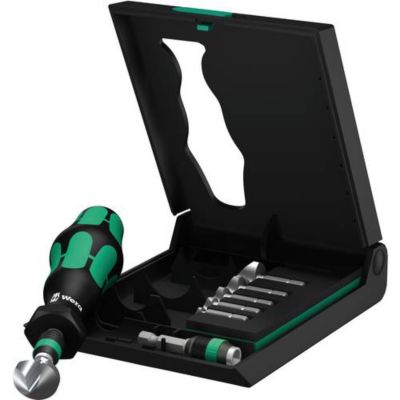 Wera 8458 Jeu de fraises coniques 8 pièces HSS emmanchement 14" 6 3 mm