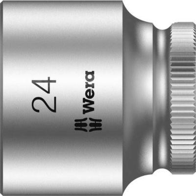 Douille 6 pans extérieurs 24 mm longueur 30 mm entraînement carré creux 10 mm 38"