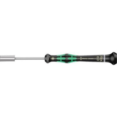 Tournevis Wera 2069 pour électronique et mécanique de précision 6 mm longueur totale 157 mm