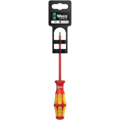 Wera 160 i SB Tournevis VDE fente 3 mm, lame 100 mm, longueur totale 181 mm