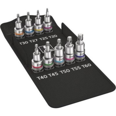 Wera Jeu d'embouts Torx 12 9 pièces