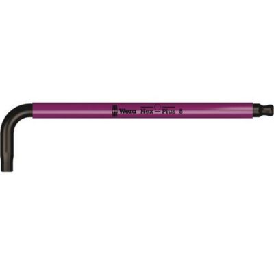 Clé mâle coudée 6 pans intérieurs 8 mm 950 SPKL HF longueur 195 mm