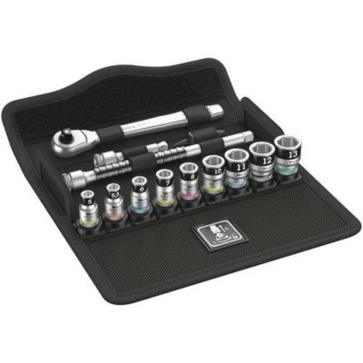 Wera 8100 SA 12 HF Zyklop Jeu de clés à douille métrique 14 6.3 mm 13 pièces 05003756001