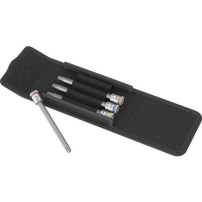 Jeu de douilles embouts TORX 14" 6 3 mm 4 pcs acier Chrome Vanadium 100 mm