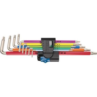 Wera 39679 TX SXL Jeu de 9 clés mâles coudées TORX en acier inoxydable