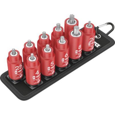 Wera Belt B VDE 1 Zyklop jeu de douilles embouts 38" 10 pièces isolé VDE contrôle IEC 60900