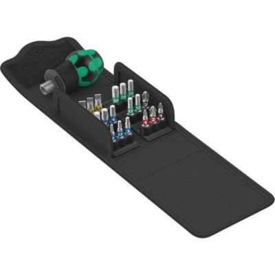 Wera Jeu d'embouts de vissage Stubby 19 pièces