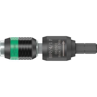 Porte embouts Wera 88941 F Rapidaptor 64 mm 14" 6 3 mm technologie Rapidaptor roue libre magnétique.