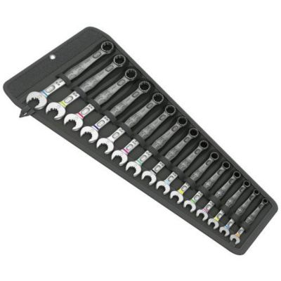 Jeu de 15 clés mixtes Wera 6003 Joker métriques, 5,5 à 19 mm