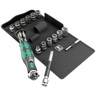 Wera Zyklop 8009 Coffret 27 pièces cliquet 14" et embouts