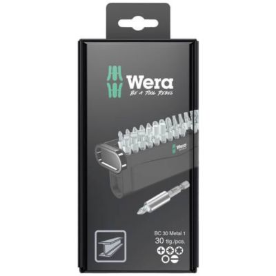 Wera Bit Check 30 Metal 1 SB 30 pièces support 14" x 50 mm embouts extra rigides 25 mm
