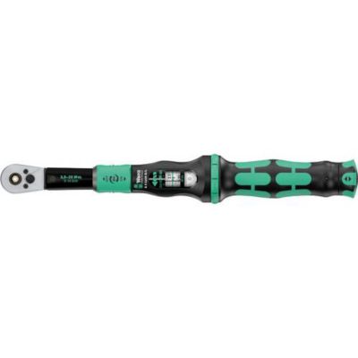 Clé dynamométrique Click-Torque Lock A 6 R/L 1/4 pouce 2,5-25 Nm WERA