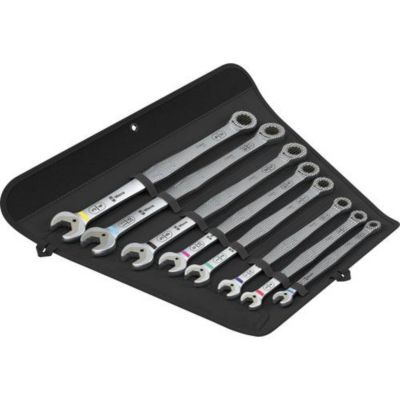 Wera 6007 Joker Imperial 8 Set 1 Jeu de 8 clés mixtes à cliquet annulaire 05020385001