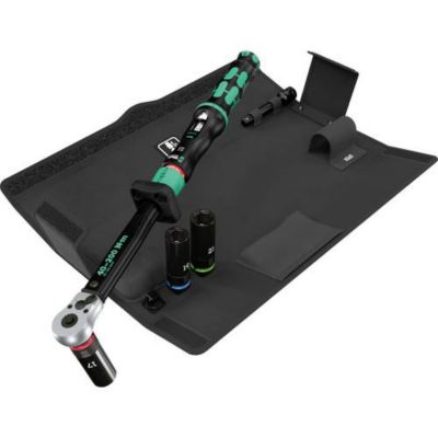 Wera Click Torque Lock C 3 Set 1 05075790001 Jeu de clés dynamométriques bloquant 12 12.5 mm quatre pans extérieurs 40 200 Nm - vue 2