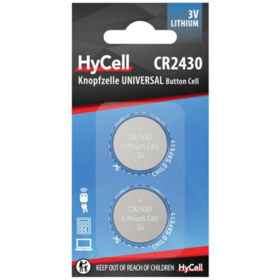 Pile bouton lithium CR2430 3V Lot de 2