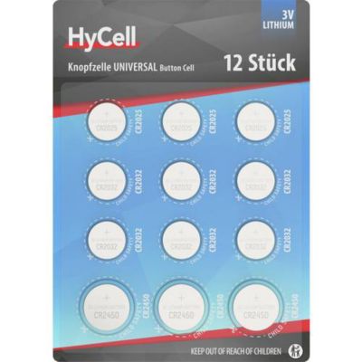 HyCell Jeu de piles bouton 3 PILES BOUTONS CR2025 / 6× CR2032 / 3× CR2450 - vue 2