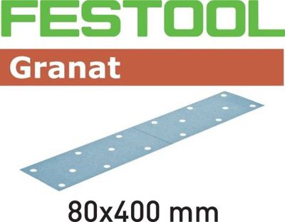 Abrasifs STF 80 x 400 mm grain P120 Boîte de 50 feuilles 497160