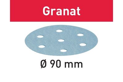 Abrasifs Granat STF D906 P500 90 mm Pack de 100 disques 6 trous StickFix