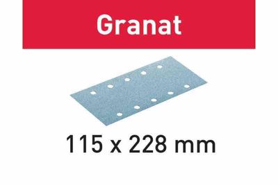 Abrasifs Granat STF 115 x 228 mm P240 Boîte de 100 498951