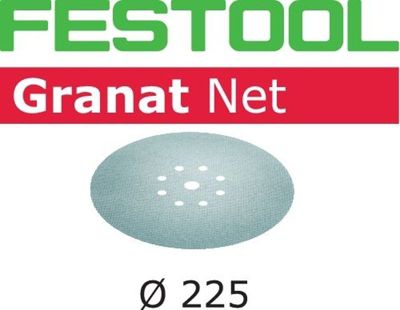 Abrasif maillé Granat Net FESTOOL STF D225 P150 25 feuilles 203315