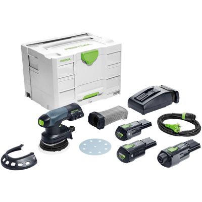 Ponceuse excentrique hybride ETSC 125 Li 3,1 I-Set, 125 mm, sans fil