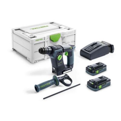 Perforateur SDS Plus 18V BHC 18 HPC 4 0 I Plus + 2 batteries 4Ah + chargeur + coffret Systainer FESTOOL 576513