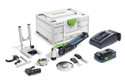 Scie oscillante 18V OSC 18 HPC 4 EI Set + batterie 4 Ah + chargeur + Systainer + accessoires FESTOOL 576593 - vue 2