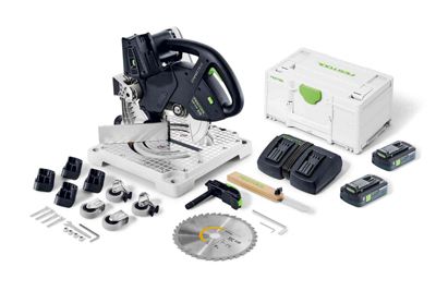 Festool SYMC 70 4 0 EBI Plus Scie à onglets sans fil brushless 18 V 4 Ah - vue 2