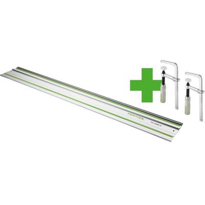 FS 1400 Rail de guidage 1400 mm + 2 FSZ 120 Serre joints