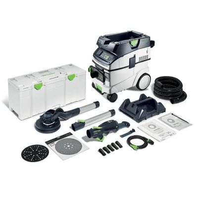 Kit ponceuse à bras et aspirateur PLANEX LHS 2 225 EQICTL 36 Set 578424 Festool