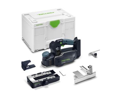 Festool HLC 82 EB Basic Set Rabot sans fil Largeur rabot: 82 mm 18 V Épaisseur de feuillure max. : 25 mm - vue 2