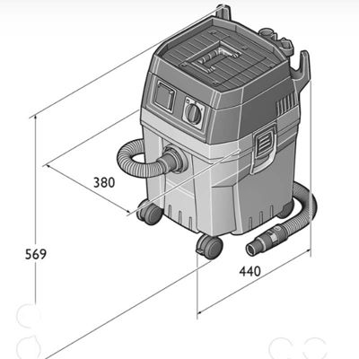 Aspirateur eau et poussière FEIN Dustex 35 35 253 mbar 70 /