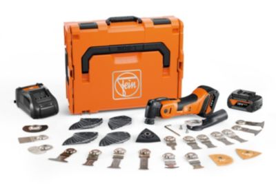 Fein Multimaster AMM 700 Max Top 71293661000 Outil multifonction sans fil + batterie + 2 batteries + chargeur + accessoires + mallette 65 pièces 18 V 4 Ah - vue 2