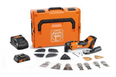 Fein Multimaster AMM 500 Plus 71293864000 Outil multifonction sans fil + batterie + 2 batteries + chargeur + accessoires + mallette 36 pièces 18 V 2 Ah - vue 2