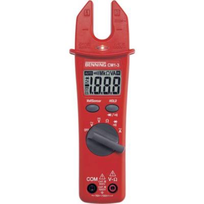 Benning CM 1 3 Pince ampèremétrique Multimètre numérique CAT III 1000 V CAT IV 600 V Affichage nombre de points : 2000