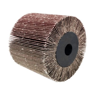 Scheppach Brosse à lamelles abrasives universelle & pour surfaceuse MRS1300 largeur 100 mm pour le ponçage de surfaces planes