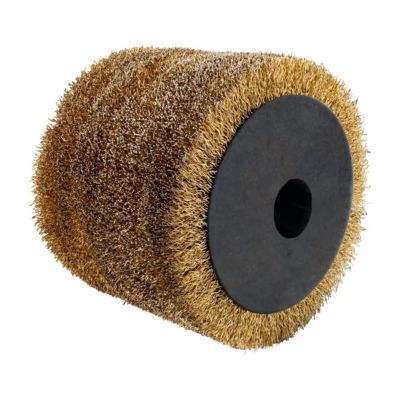 Scheppach Brosse métallique universelle & pour surfaceuse MRS1300 - largeur 100 mm - Convient pour le décapage et le meulage
