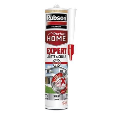 Mastic Rubson Perfect Home Expert Jointe & Colle ton pierre cartouche 280ml