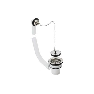 VILLEROY & BOCH Garniture de Trop Plein chromé en plastique - vue 2