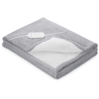 Couverture chauffante MEDISANA HB 416 180 x 130 cm 120 W réversible gris