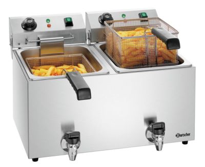 Friteuse Professionnelle Snack IV Plus - 2 x 5,5 Litres - Bartscher