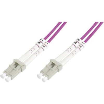 Câble de raccordement fibre optique multimode OM4 LC/LC 3 m violet - DK-2533-03-4