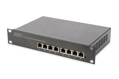 Digitus Switch No Administrado Gigabit Ethernet 10/100/1000 8 Puertos 10"