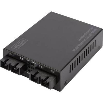 Digitus DN-82124 Convertisseur média fibre optique Gigabit SC Duplex/SC Simplex 1000BASE-SX