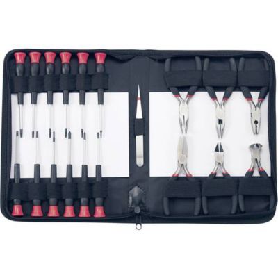 Basetech 814583 Set de réparation pour électricien pour les bricoleurs en sacoche 19 pièces - vue 2