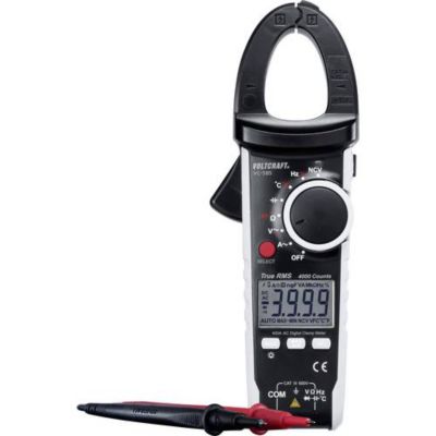 Pince ampèremétrique VOLTCRAFT VC585 VC585 numérique étalonné: dusine sans certificat CAT III 600 V Affichage nombre de points : 4000 - vue 2
