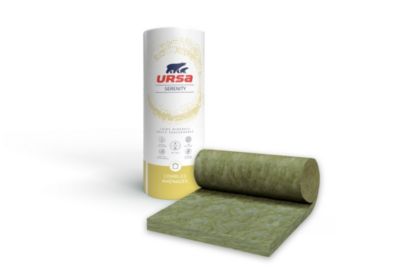 Panneau roulé de laine de verre semi-rigide non revêtu URSA SERENITY Comble Aménagé 35 Nu Ep. 60 mm 