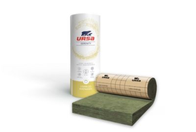 Panneau roulé laine de verre combles aménagés URSA Serenity 4 x 1,2 m Ép. 16 cm R. 4,55 m².K/W