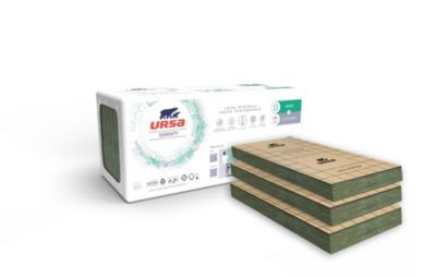 Panneau de laine de verre Murs URSA Serenity 1,35 x 0,6m Ép. 4,5 cm R. 1,20 m².k/w